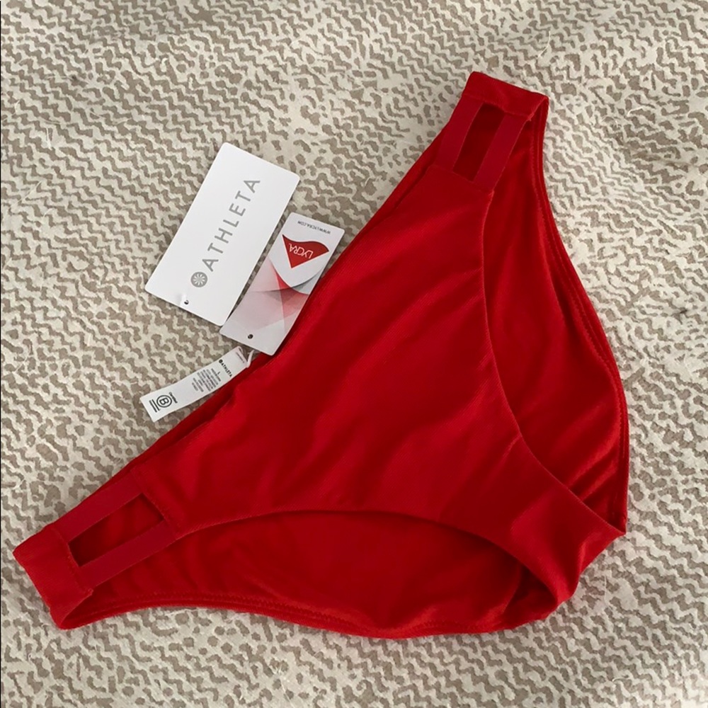 No TAGS - Athleta Women's Red Bikini Bottom